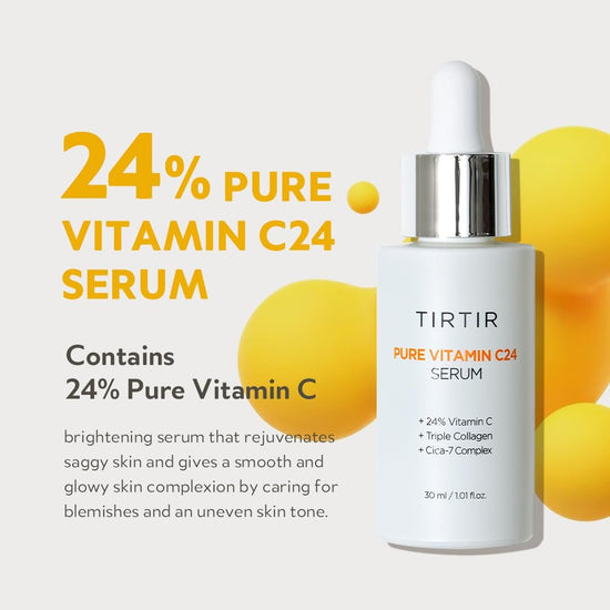 Tirtir Pure Vitamin C24 Serum 30ml سيروم فيتامين سي 24 النقي من تيرتير - Princess Cosmetics Qatar