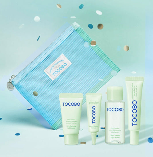 Tocobo Cica Calming Travel Kit توكوبو سيكا مهدئ السفر كيت - Princess Cosmetics Qatar