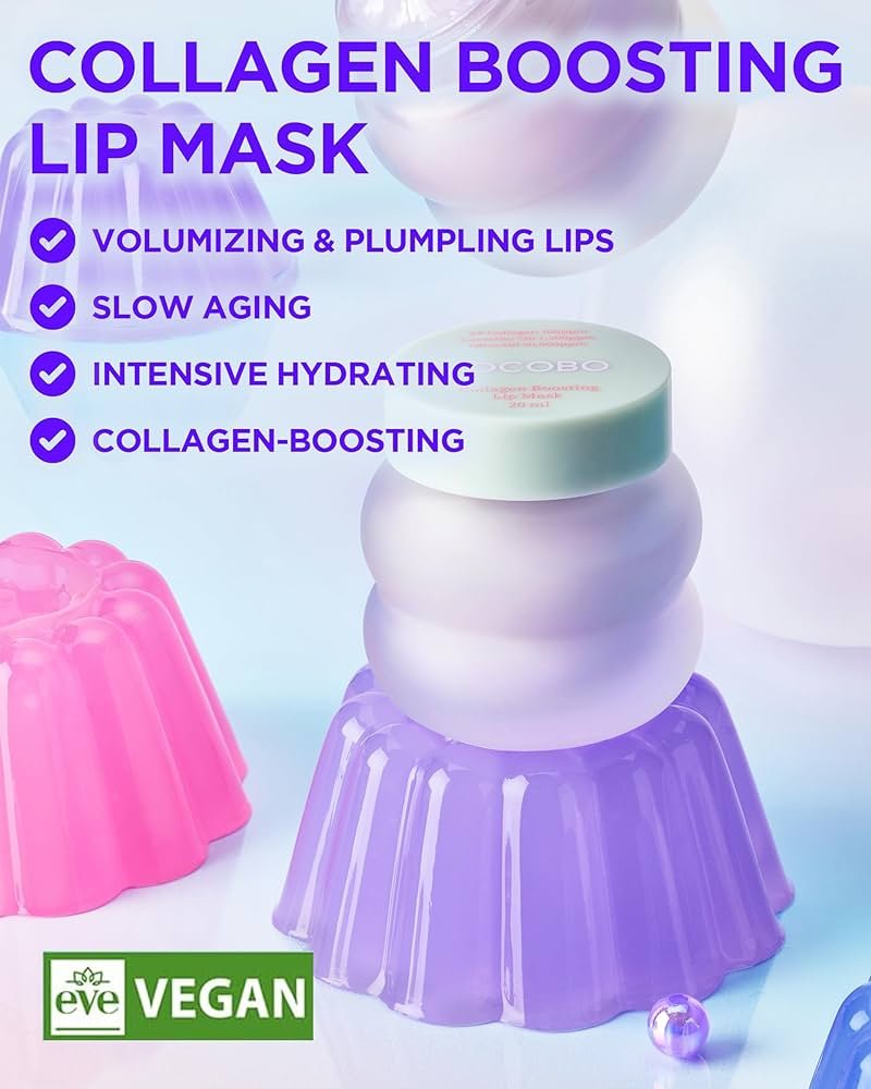 Tocobo Collagen Boosting Lip Mask 20ml توكوبو كولاجين معزز للشفاه - Princess Cosmetics Qatar