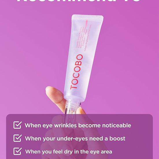 Tocobo Collagen Brightening Eye Gel Cream 30ml توكوبو كولاجين جل تفتيح العين كريم - Princess Cosmetics Qatar