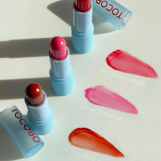 Tocobo Glass Tinted Lip Balm. توكوبو زجاج مرطب شفاه ملون - Princess Cosmetics Qatar