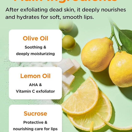 Tocobo Lemon Sugar Scrub Lip Mask 20ml توكوبو قناع الشفاه بالسكر بالليمون - Princess Cosmetics Qatar