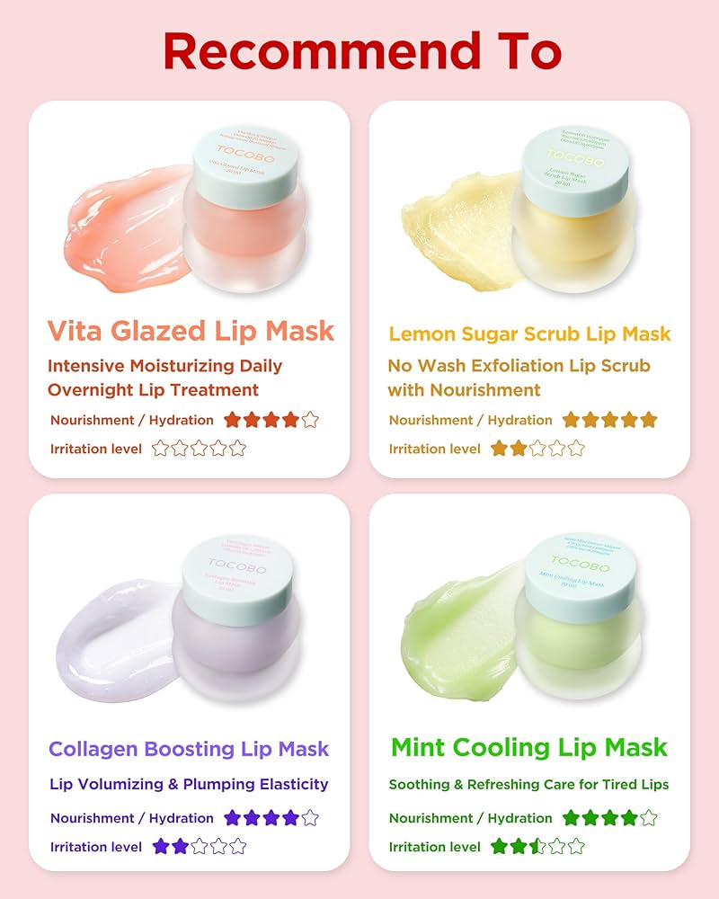 Tocobo Mint Cooling Lip Mask 20ml توكوبو قناع الشفاه بالنعناع المبرد - Princess Cosmetics Qatar