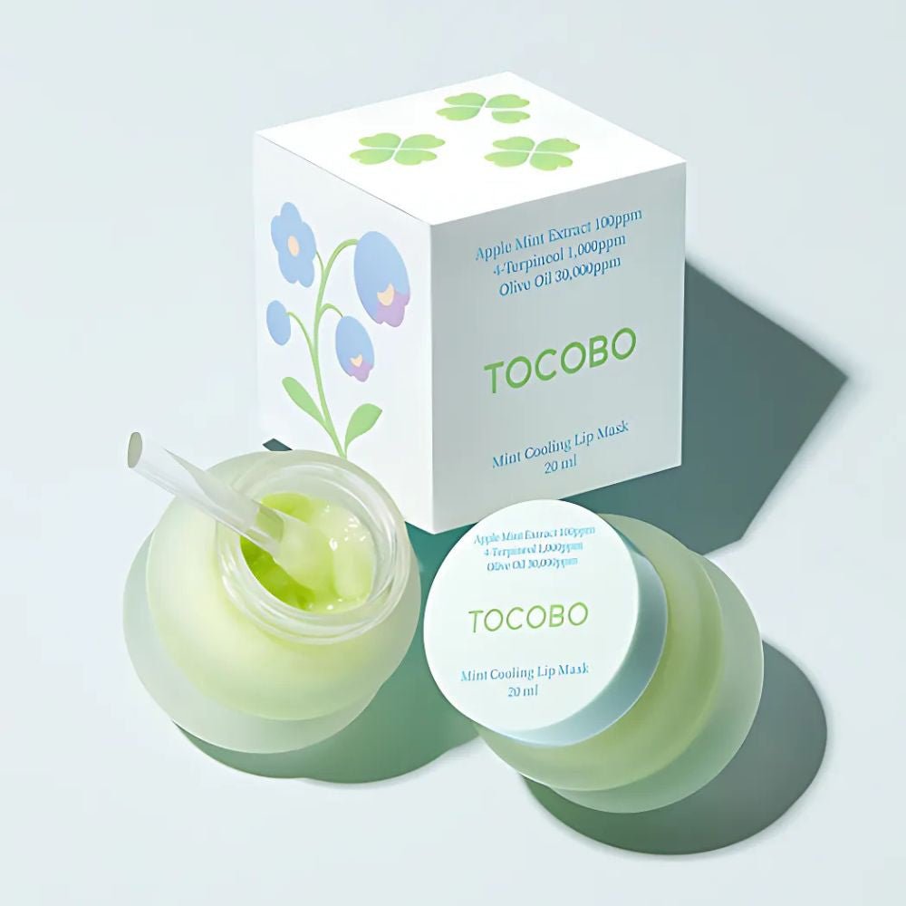 Tocobo Mint Cooling Lip Mask 20ml توكوبو قناع الشفاه بالنعناع المبرد - Princess Cosmetics Qatar