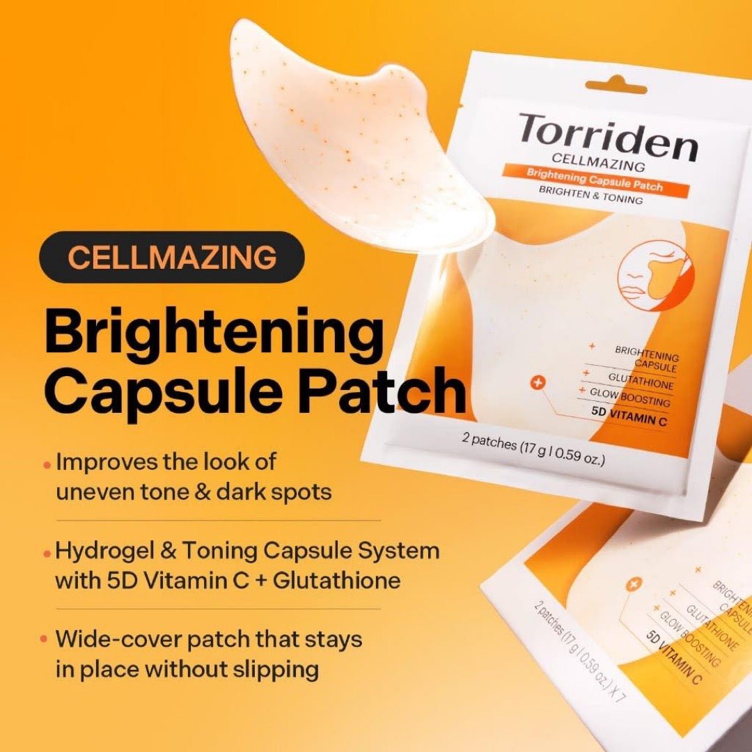Torriden Cellmazing Brightening Capsule Patch (2 patches) لصقة كبسولات توريدن سيلمازينج لتفتيح البشرة - Princess Cosmetics Qatar