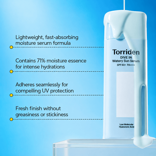 Torriden Dive In Watery Sun Serum 50ml سيروم توريدن دايف إن ووترى صن - Princess Cosmetics Qatar