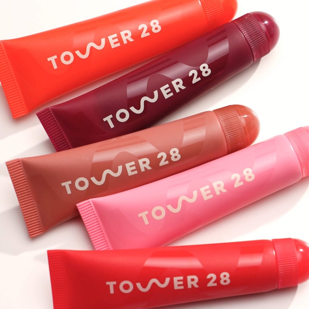 Tower28 Lipsoftie Tinted Lip Treatment 11ml تاور 28 ليبسوفتي علاج الشفاه الملون - Princess Cosmetics Qatar