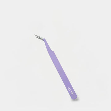 U Lady DIY Curved Tip Eyelash Tweezers ملقط رموش ذو طرف منحني من يو ليدي، اصنعيه بنفسك - Princess Cosmetics Qatar