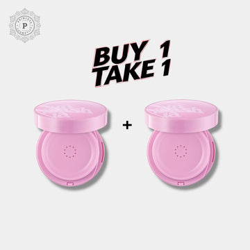 Unleashia Don't Touch Glass Pink Cushion (BUY 1 GET 1) وسادة "لا تلمس الزجاج" باللون الوردي من إطلاق العنان - Princess Cosmetics Qatar