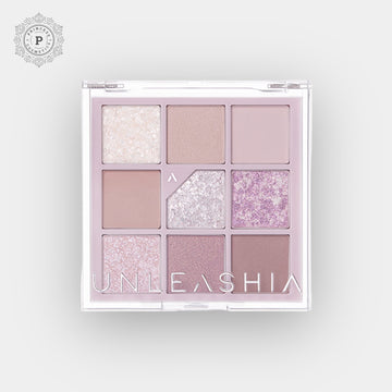 Unleashia Glitterpedia Eye Palette N°4 All of Lavender Fog. باليت العيون من أنليشيا جليتربيديا رقم 4 أول أوف لافندر فوج - Princess Cosmetics Qatar