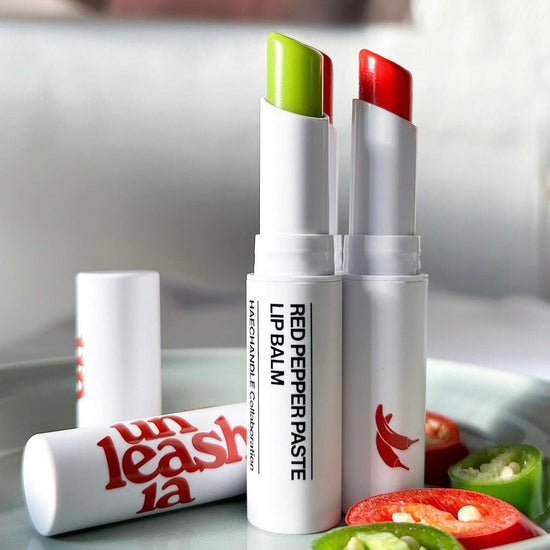 Unleashia Red Pepper Paste Lip Balm. بلسم الشفاه من معجون الفلفل الأحمر من أنليشيا - Princess Cosmetics Qatar