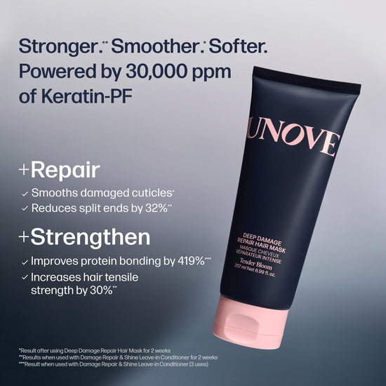 UNOVE Deep Damage Repair Hair Mask 207ml قناع الشعر UNOVE لإصلاح التلف العميق - Princess Cosmetics Qatar