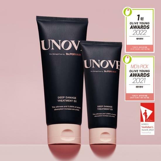 UNOVE Deep Damage Treatment EX (207ml + 100ml) علاج أونوف العميق للتلف EX 207 مل - Princess Cosmetics Qatar