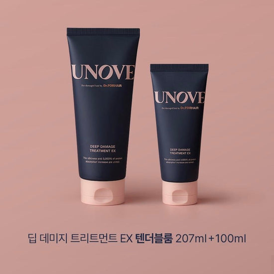 UNOVE Deep Damage Treatment EX (207ml + 100ml) علاج أونوف العميق للتلف EX 207 مل - Princess Cosmetics Qatar