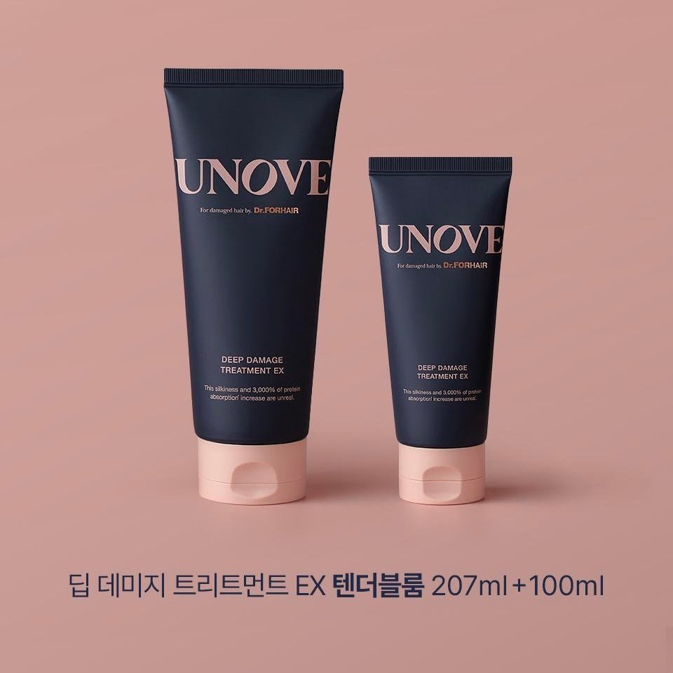 UNOVE Deep Damage Treatment EX (207ml + 100ml) علاج أونوف العميق للتلف EX 207 مل - Princess Cosmetics Qatar