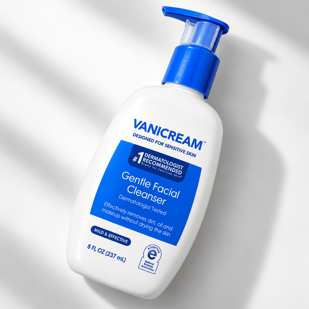 Vanicream Gentle Facial Cleanser 237ml منظف الوجه اللطيف فاني كريم - Princess Cosmetics Qatar