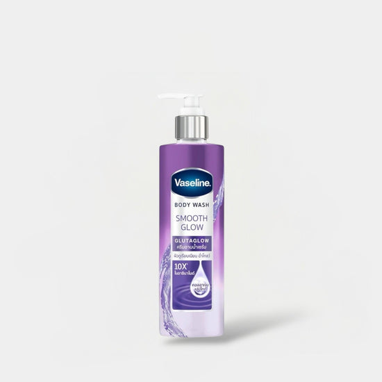Vaseline Body Wash Smooth Glow Glutaglow 425ml فازلين غسول الجسم سموث جلو جلوتاغلو - Princess Cosmetics Qatar