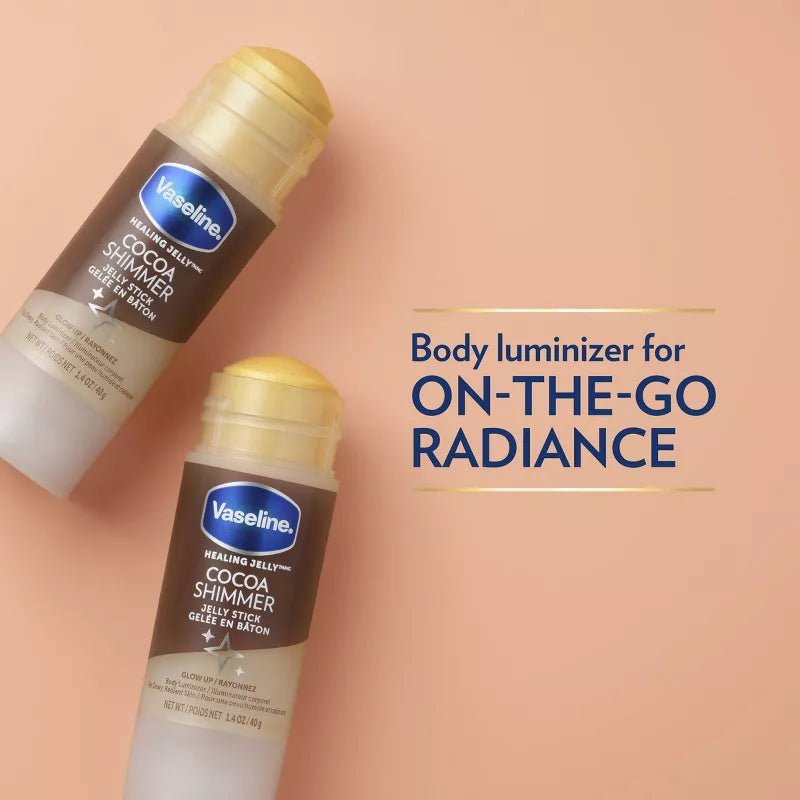 Vaseline Cocoa Shimmer Jelly Stick 40g فازلين كاكاو شيمر جيلي ستيك - Princess Cosmetics Qatar
