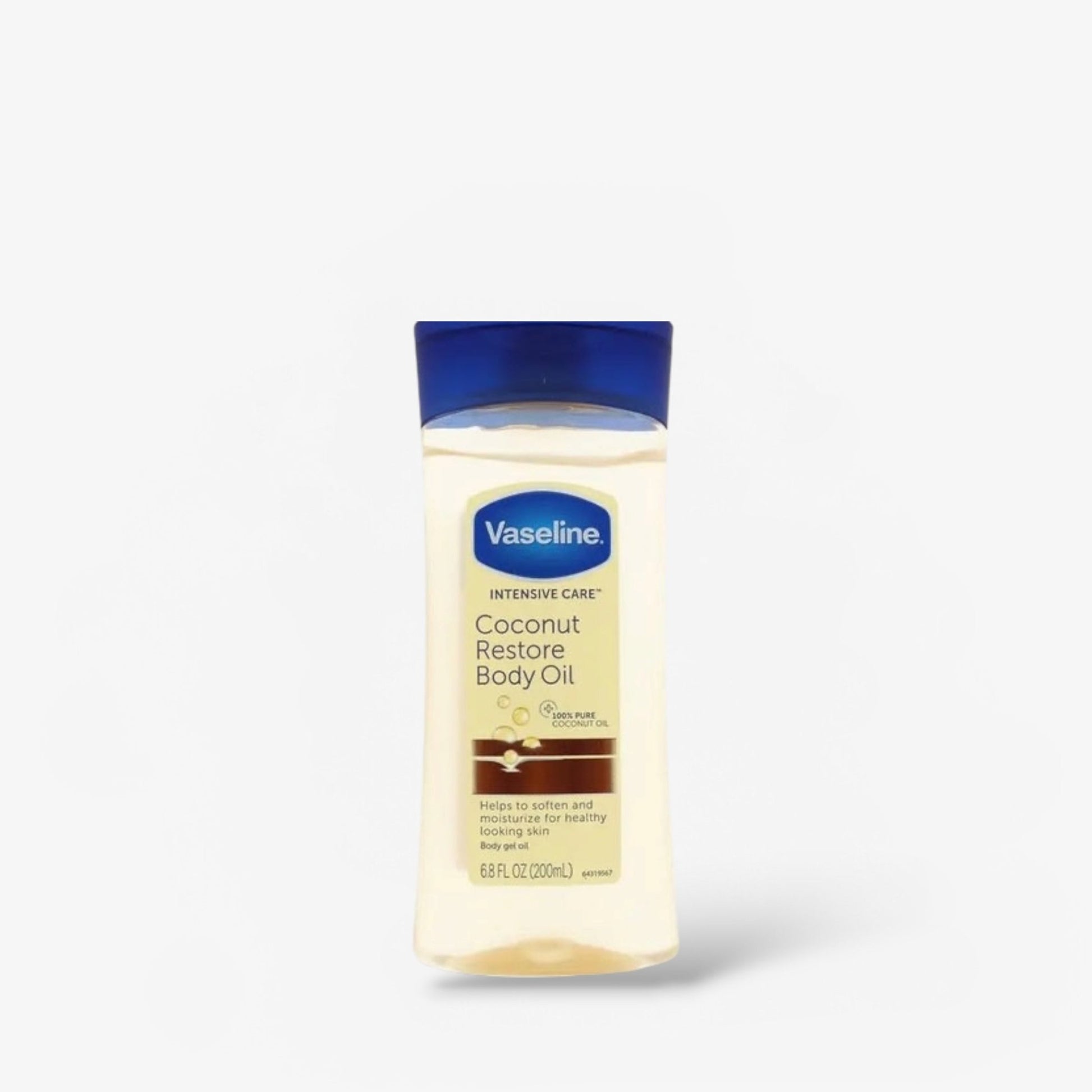 Vaseline Coconut Restore Body Oil 200ml زيت الجسم فازلين بجوز الهند - Princess Cosmetics Qatar