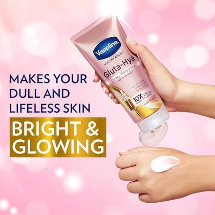 Vaseline Gluta - Hya Serum Burst Lotion Dewy Radiance 300ml فازلين جلوتا هيا سيروم فورست لوشن ديوي راديانس - Princess Cosmetics Qatar