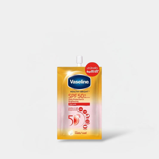 Vaseline Healthy Bright Daily Protection & Brightening Serum SACHET 30ml كيس سيروم فازلين هيلثي برايت للحماية والتفتيح اليومي - Princess Cosmetics Qatar