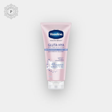 Vaseline Healthy Bright Gluta Hya Body UV Lotion Niacinamide Tone Up 300ml الفازلين صحي مشرق غلوتا هيا الجسم غسول الأشعة فوق البنفسجية نياسيناميد لهجة تصل - Princess Cosmetics Qatar