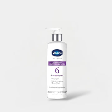 Vaseline PRO DERMA Firming with Hexapeptide Body Lotion 250ml فازلين برو ديرما لشد البشرة مع غسول الجسم سداسي الببتيد - Princess Cosmetics Qatar