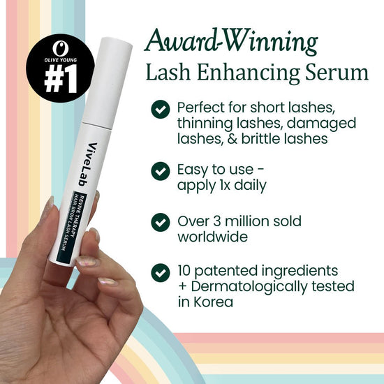 ViveLab Revive Therapy Hair Brow Lash Serum 10g سيروم فيف لاب ريفايف ثيرابي للشعر والحاجبين والرموش - Princess Cosmetics Qatar