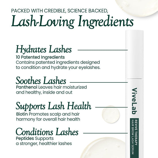 ViveLab Revive Therapy Hair Brow Lash Serum 10g سيروم فيف لاب ريفايف ثيرابي للشعر والحاجبين والرموش - Princess Cosmetics Qatar