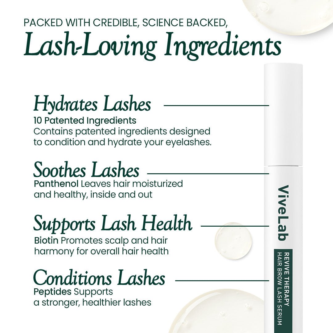 ViveLab Revive Therapy Hair Brow Lash Serum 10g سيروم فيف لاب ريفايف ثيرابي للشعر والحاجبين والرموش - Princess Cosmetics Qatar