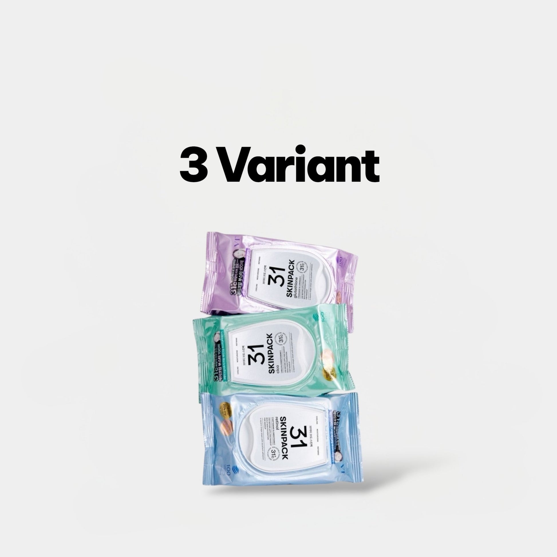 VT Cosmetics 31 Skin Pack (100 Sheets). مجموعة العناية بالبشرة مستحضرات التجميل في تي 31 - Princess Cosmetics Qatar