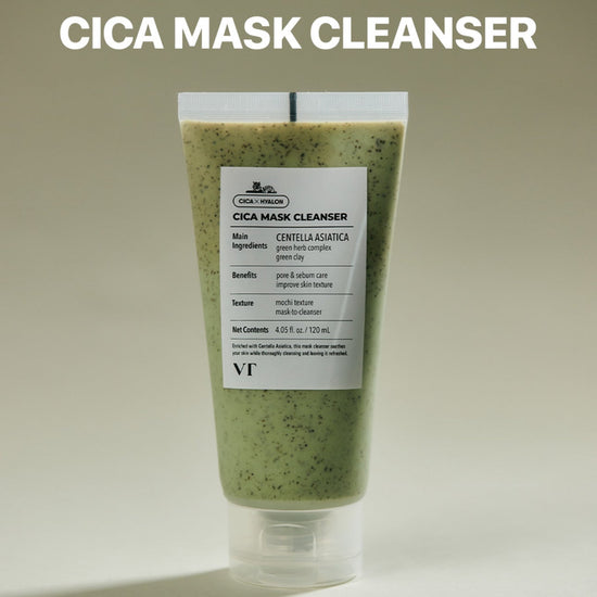 VT Cosmetics Cica Mask Cleanser 120ml قناع سيكا المنظف من في تي كوزماتيكس - Princess Cosmetics Qatar