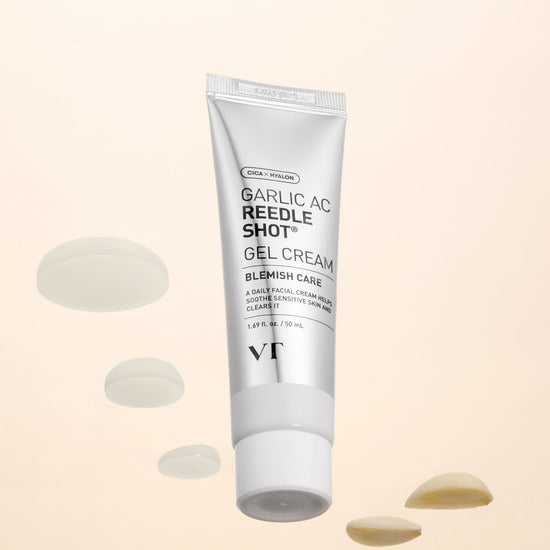 VT Cosmetics Garlic AC Reedle Shot Gel Cream 50ml كريم جل غارليك إيه سي ريدل شوت من في تي كوزماتيكس - Princess Cosmetics Qatar