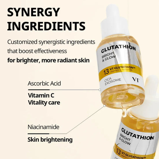 VT Cosmetics Gluathione G2 Brightening Ampoule 30ml أمبولة تفتيح البشرة جلوتاثيون جي 2 من في تي كوزماتيكس - Princess Cosmetics Qatar