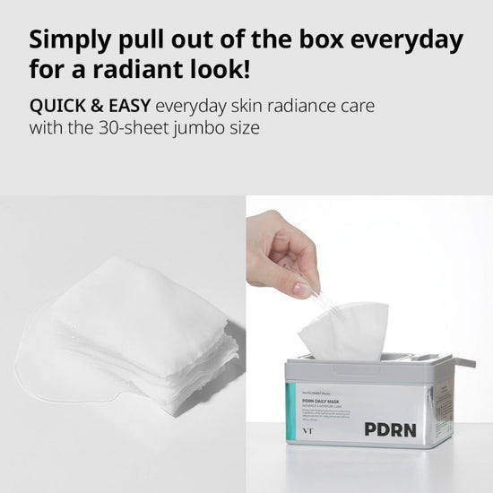 VT Cosmetics PDRN Daily Mask (30 Sheet) قناع يومي PDRN من مستحضرات التجميل في تي - Princess Cosmetics Qatar
