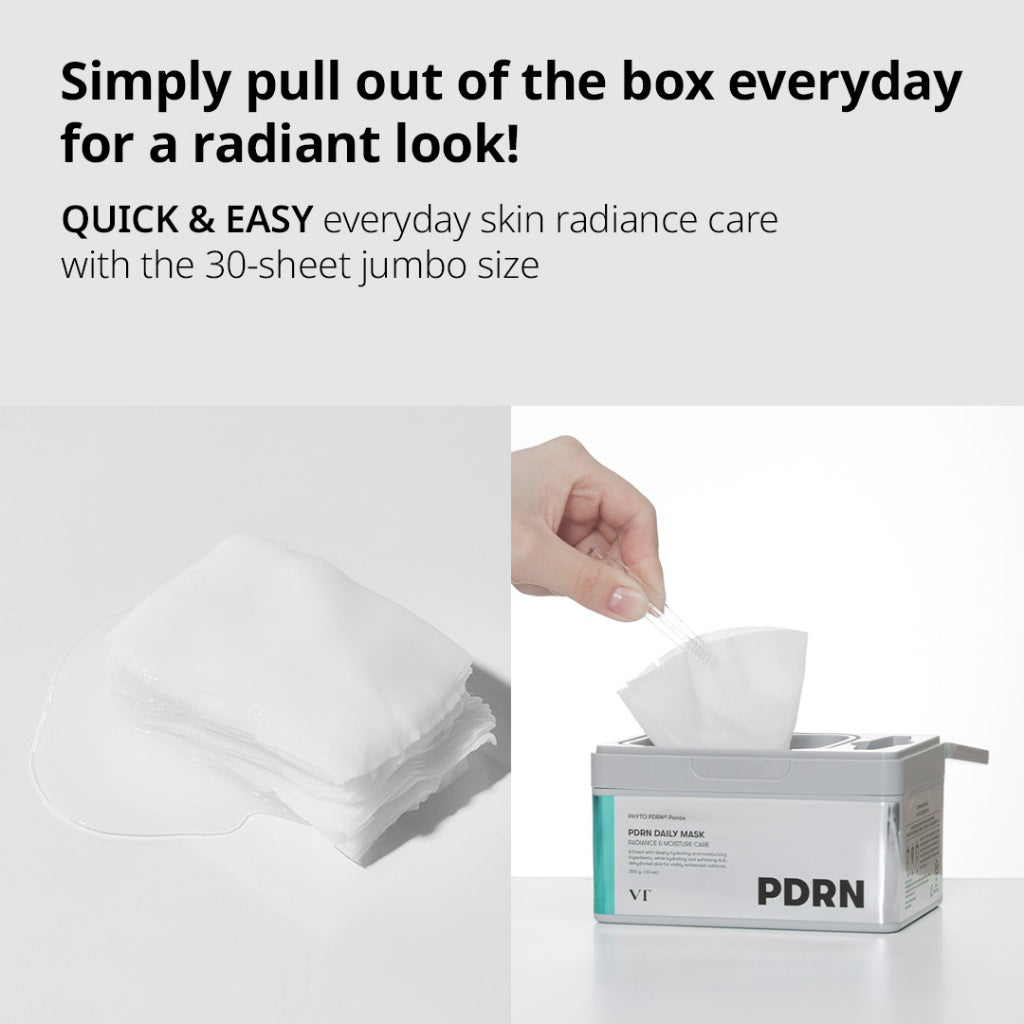VT Cosmetics PDRN Daily Mask (30 Sheet) قناع يومي PDRN من مستحضرات التجميل في تي - Princess Cosmetics Qatar