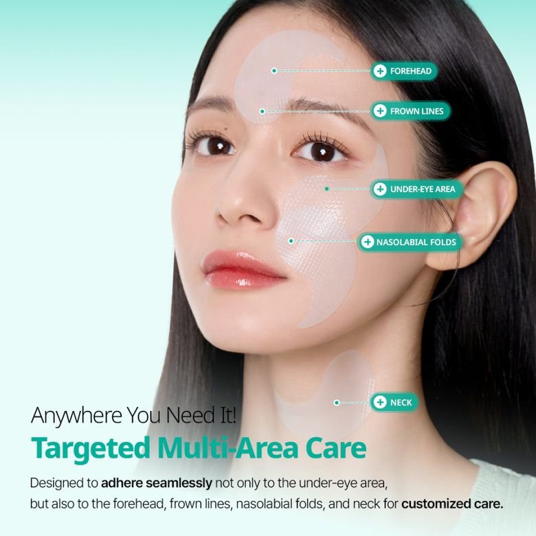 VT Cosmetics PDRN Hydrogel Eye Patch (60 Patches) رقعة العين الهيدروجيلية من في تي كوزمتكس بي دي آر إن - Princess Cosmetics Qatar