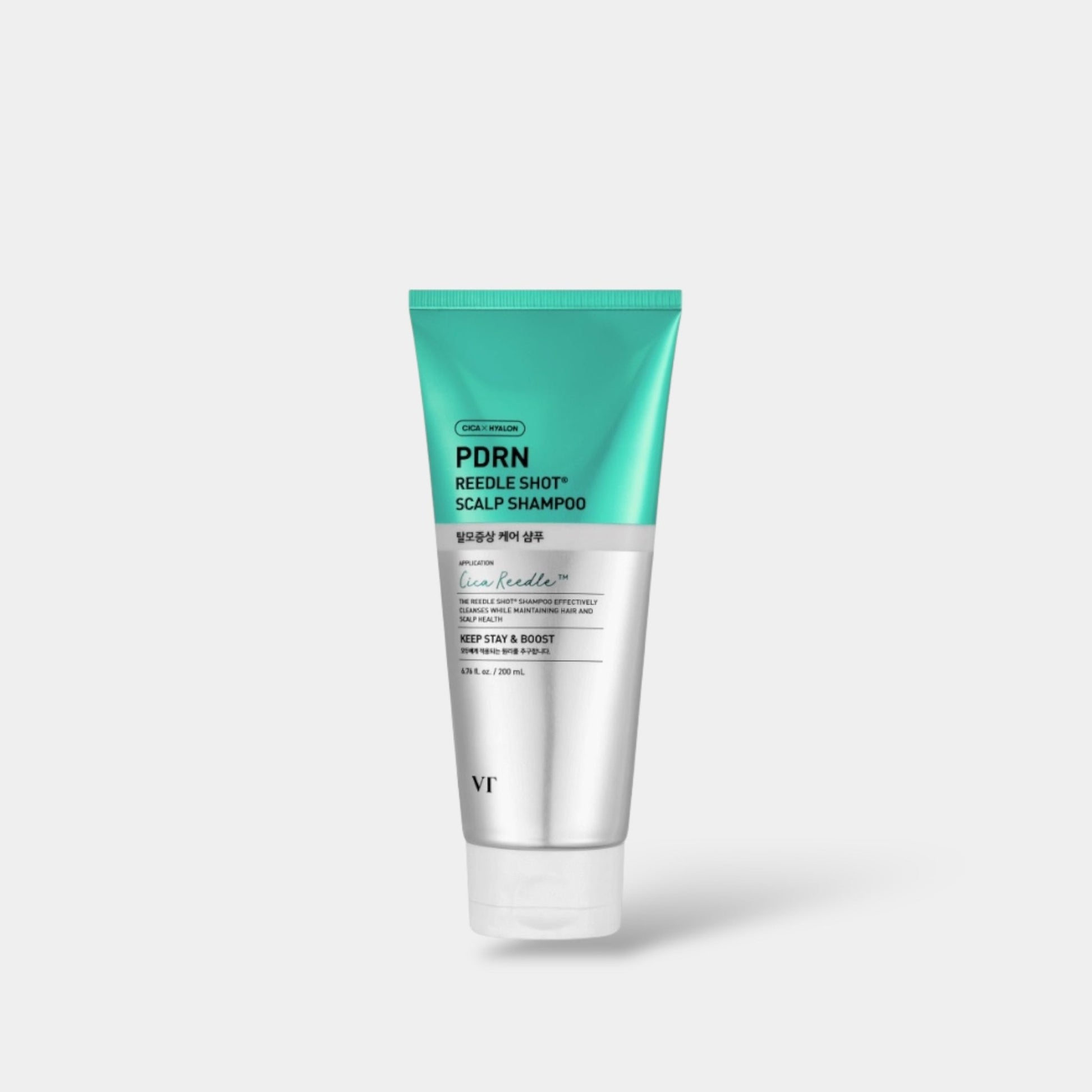 VT Cosmetics PDRN Reedle Shot Scalp Shampoo 200ml شامبو فروة الرأس ريدل شوت من في تي كوزماتيكس PDRN - Princess Cosmetics Qatar