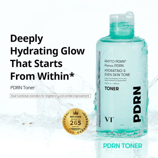 VT Cosmetics PDRN Toner 250ml تونر PDRN من مستحضرات التجميل في تي - Princess Cosmetics Qatar