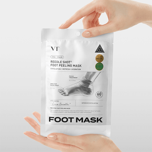 VT Cosmetics Reedle Shot Foot Peeling Mask قناع تقشير القدم ريدل شوت من في تي كوزماتيكس - Princess Cosmetics Qatar