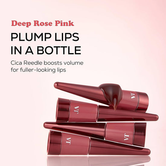 VT Cosmetics Reedle Shot Lip Plumper - Rose Berry 4.6g مُكبّر الشفاه ريدل شوت من في تي كوزمتكس - لون روز بيري - Princess Cosmetics Qatar