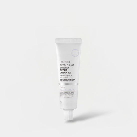 VT Cosmetics Reedle Shot Synergy Repair Cream 100 50ml. VT ريدل شوت سينرجي إصلاح كريم 100 - Princess Cosmetics Qatar