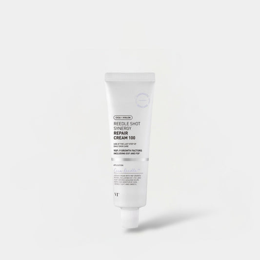 VT Cosmetics Reedle Shot Synergy Repair Cream 100 50ml. VT ريدل شوت سينرجي إصلاح كريم 100 - Princess Cosmetics Qatar