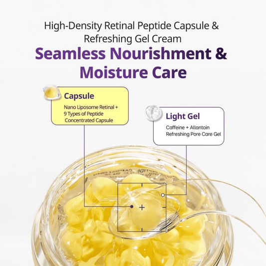 VT Cosmetics Retinal Peptide Capsule Cream 50ml كريم كبسولات الببتيد الشبكي من في تي كوزمتكس - Princess Cosmetics Qatar