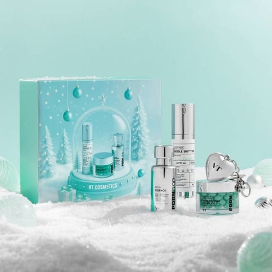 VT Cosmetics Shining Holiday Set (4pcs) مجموعة في تي كوزمتكس للعطلات المتألقة - Princess Cosmetics Qatar