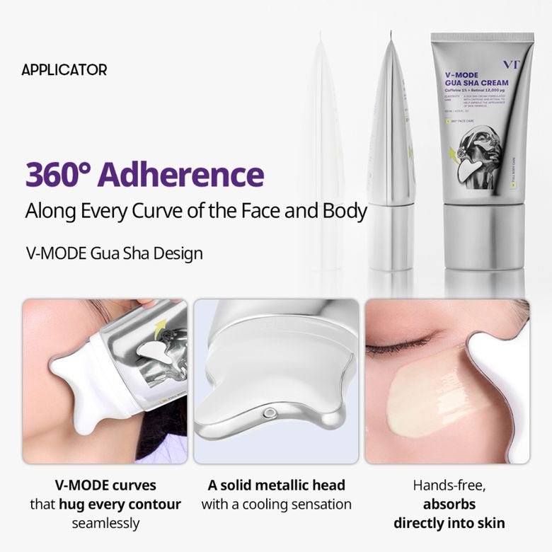 VT Cosmetics V-Mode Gua Sha Cream 120ml كريم في تي كوزمتكس في-مود غوا شا - Princess Cosmetics Qatar