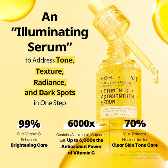 VT Cosmetics Vitamin C Astaxanthin Serum 30ml سيروم فيتامين سي أستازانتين من في تي كوزمتكس - Princess Cosmetics Qatar