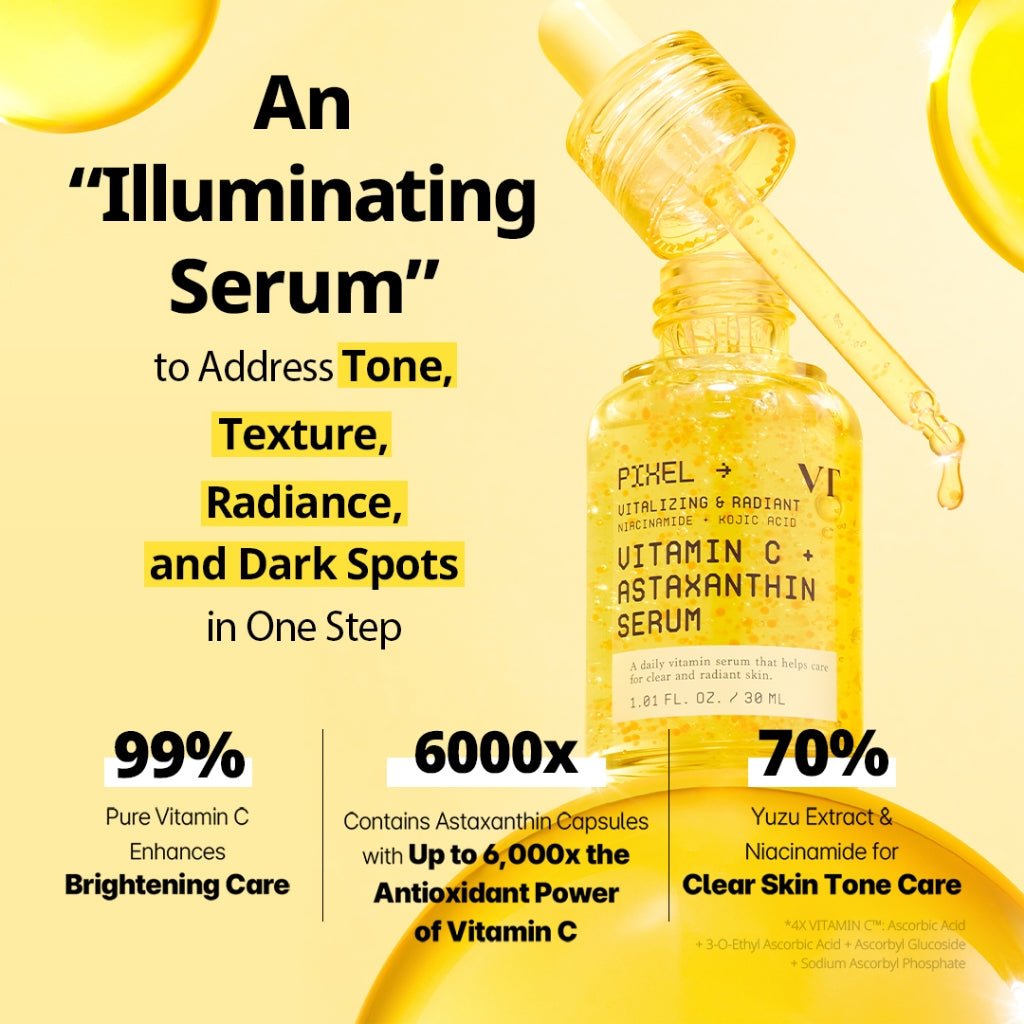 VT Cosmetics Vitamin C Astaxanthin Serum 30ml سيروم فيتامين سي أستازانتين من في تي كوزمتكس - Princess Cosmetics Qatar