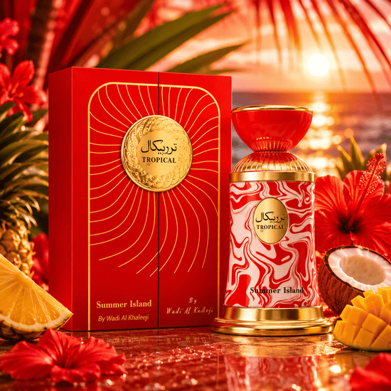 Wadi Al Khaleej Tropical Summer Island 100ml وادي الخليج جزيرة الصيف الاستوائية - Princess Cosmetics Qatar