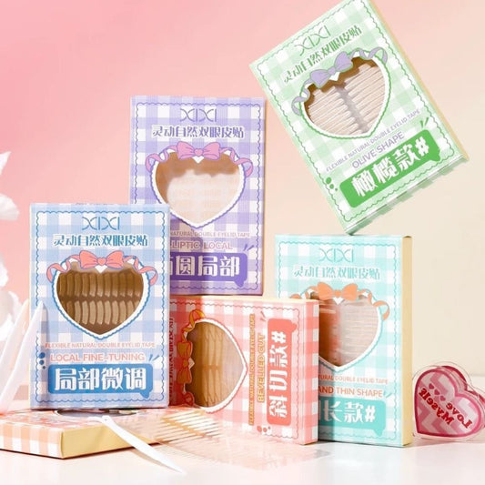 xixi Flexible Natural Double Eyelid Tape شريط لاصق مرن طبيعي مزدوج للجفن - Princess Cosmetics Qatar